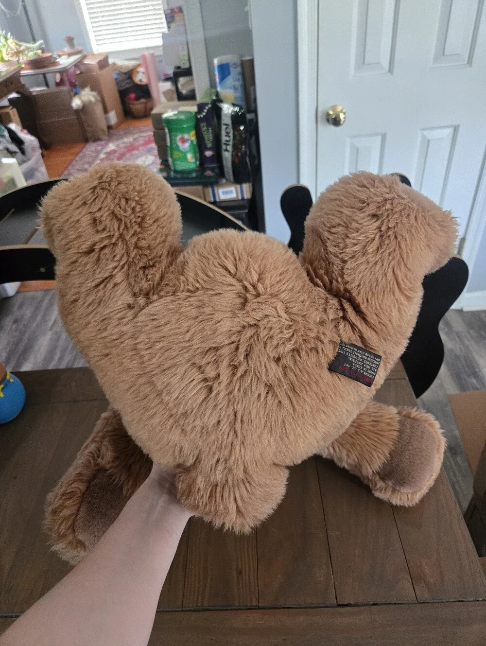 Large 1990 Gund Tommy Tummy Collector's Classic Brown Teddy Bear Vintage Rare